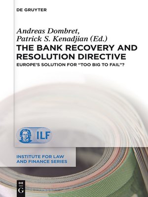 cover image of The Bank Recovery and Resolution Directive